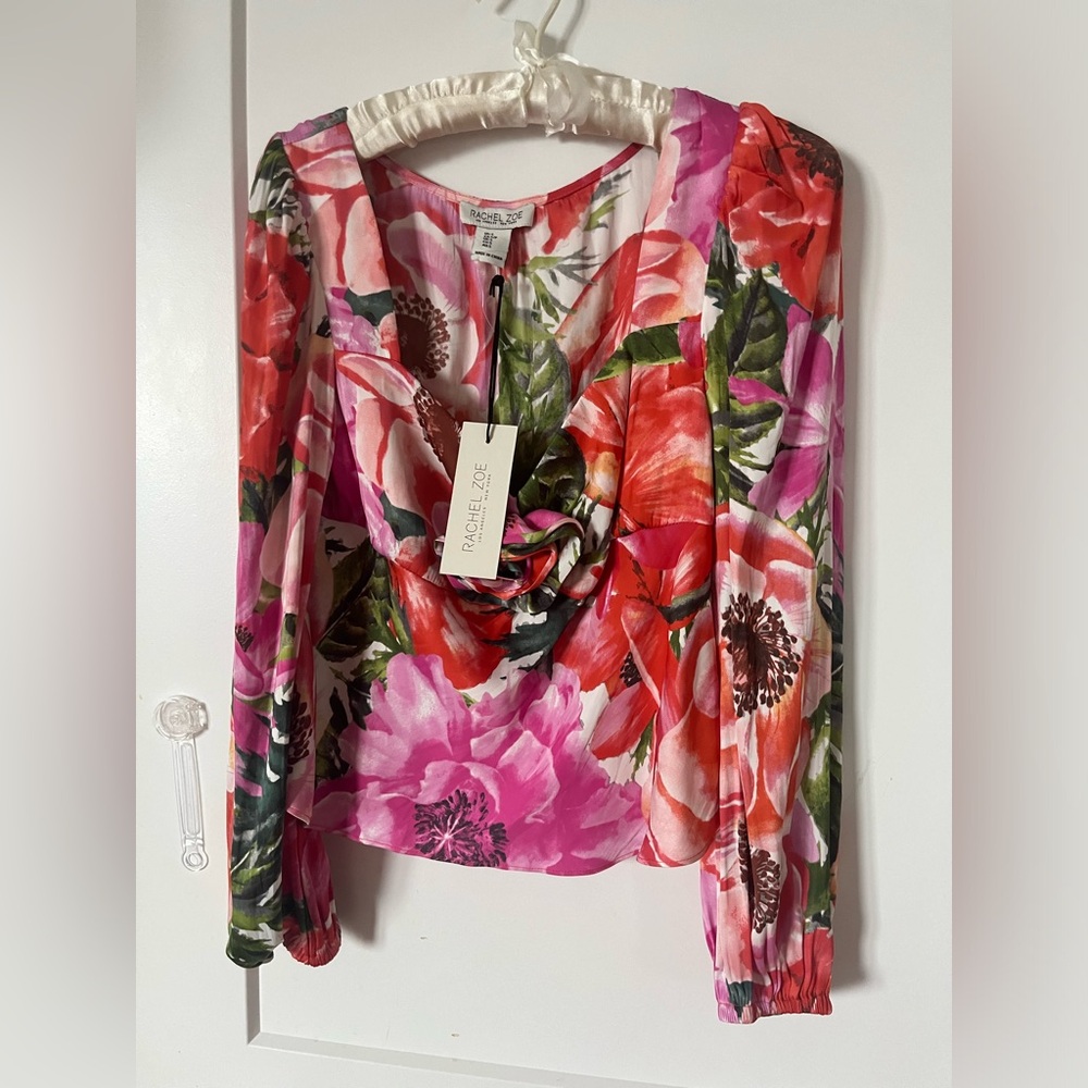 NWT RACHEL ZOE FLORAL TOP
